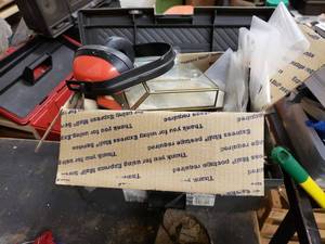 lot 1197 image: TOOLBOX WITH CONTENTS INCLUDING TOOLS AND MORE AS SHOWN.