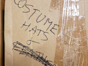 lot 1217 image: COSTUME ACCESSORIES, HATS AND MORE AS SHOWN.