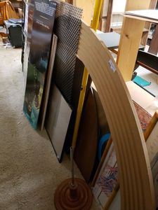 lot 1223 image: ARC, GRILL, DISPLAYS AND MORE AS SHOWN.