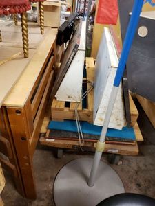 lot 1237 image: FLAT BED DOLLY AS SHOWN. CONTENTS NOT INCLUDED (DELAYED PICK UP BETWEEN 200 PM AND 400 PM)