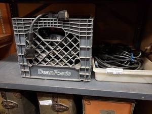 lot 1277 image: LOT OF CORDS AND CONNECTORS PLUS AS SHOWN.