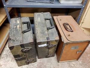 lot 1278 image: LOT OF 3 VINTAGE PROJECTORS AS SHOWN.