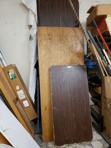 lot 1291 image: LOT OF FOLDING TABLES IN VARIOUS STYLESSIZES AS SHOWN.