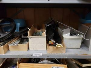 lot 1304 image: CONTENTS OF SHELF (TIER 3) AS SHOWN.