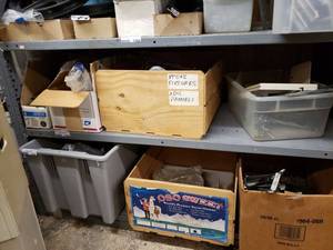 lot 1305 image: CONTENTS OF SHELF (TIER 4) AS SHOWN.