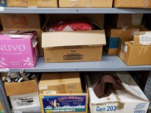 lot 1323 image: CONTENTS OF SHELF (TIER 4) AS SHOWN.