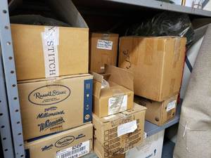 lot 1328 image: CONTENTS OF SHELF (TIER 2) AS SHOWN.