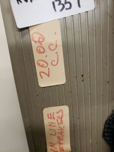 lot 1351 image: VINTAGE INLINE SPEAKERS AS SHOWN.