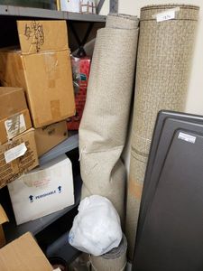 lot 1370 image: LOT OF CARPET SECTIONS AS SHOWN.