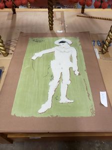 lot 1446 image: PICASSO ART PICTURE AS SHOWN. NO FRAME.