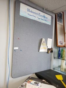 lot 1451 image: BULLETIN BOARD AS SHOWN.