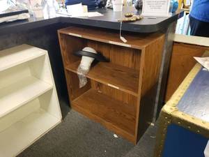 lot 1458 image: 3-TIER BOOKCASESHELF IN STYLE SHOWN.