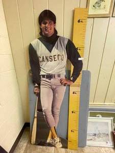 lot 1378 image: FULL SIZE STAND UP - JOSE CANSECO AS SHOWN.