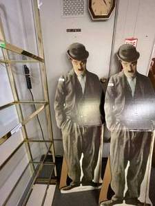 lot 1379 image: FULL SIZE STAND UP -  CHARLIE CHAPLIN AS SHOWN. (1)