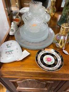 lot 1406 image: LOT OF DISHES AND MORE AS SHOWN.