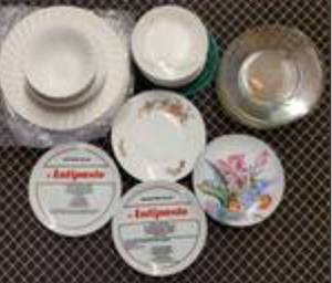 lot 1476 image: LOT OF ASSORTED PLATES AS SHOWN.