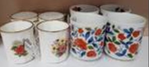 lot 1494 image: LOT OF VARIOUS CUPS AS SHOWN.