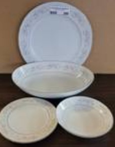 lot 1505 image: 29 PIECES OF VINTAGE MARIA FLORAL PORCELAIN CHINA AS SHOWN. NOT ALL PIECES ARE PICTURED.