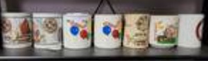 lot 1519 image: LOT OF COFFEE CUPS AS SHOWN.