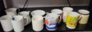 lot 1520 image: LOT OF COFFEE CUPS AS SHOWN.