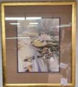 lot 1522 image: FRAMED HEIGHTON ART PICTURE AS SHOWN.