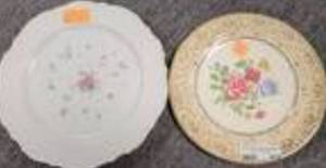 lot 1529 image: IMPERIAL SALEM 23K GOLD TRIMMED PLATE AND MORE