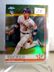 lot 29 image: $$$ 2019 Topps Chrome Kyle Tucker Rookie RC #39