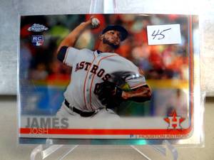 lot 45 image: 2019 Topps Chrome  JOSH JAMES Rookie #55  Houston Astros
