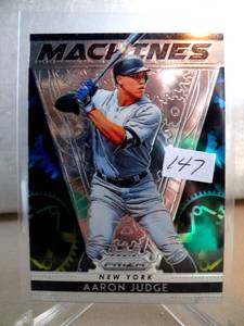 lot 147 image: AARON JUDGE NEW YORK YANKEES 2019 PANINI PRIZM MACHINES M4