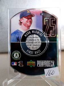 lot 160 image: RARE 2000 Upper Deck Powerdeck Mark McGwire #3