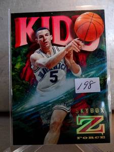 lot 198 image: 1996-97 Skybox Z Force Jason Kidd #19 HOF