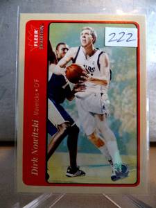 lot 222 image: 2004-05 Fleer Tradition Dirk Nowitzki #102