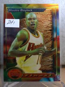 lot 241 image: 1993-94 Topps Finest Mookie Blaylock #135 Basketball Card -NMMT