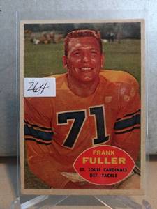 lot 264 image: VINTAGE 1960 Topps Football #111 FRANK FULLER Cardinals