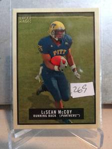 lot 269 image: ROOKIE - LeSEAN McCOY (SP) RC ROOKIE MINI CARD #229 PHILADELPHIA EAGLES 2009 TOPPS MAGIC