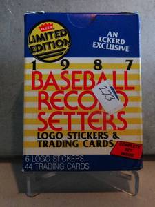 lot 273 image: 1987 Fleer Baseball Eckerd Record Setters Complete Factory Set  44 Cards
