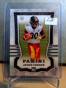 lot 278 image: ROOKIE - 2017 Panini #123 James Conner RC