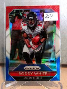 lot 281 image: RODDY WHITE 2015 PRIZM PRIMS RED WHITE BLUE #155