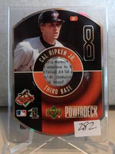 lot 282 image: RARE $$$ - Cal Ripken 1999 Upper Deck PowerDeck Card# 2
