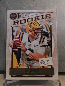 lot 303 image: HOT ROOKIE - Joe Burrow 2020 Panini Legacy Rookie RC #141 LSU Cincinnati Bengals