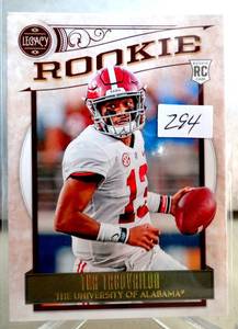 lot 294 image: HOT ROOKIE - 2020 Panini Legacy TUA TAGOVAILOA RC Rookie Card #144 Dolphins