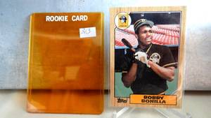 lot 313 image: ROOKIE - Bobby Bonilla 1987 Topps Rookie Card # 184 Near Mint