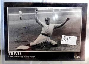lot 318 image: 1992 Megacards Ruth #99 Yankees BestBase Thief 1920