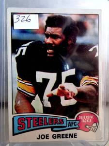 lot 326 image: VINTAGE 1975 Topps Set Break #425 Joe Greene EX-EXMINT
