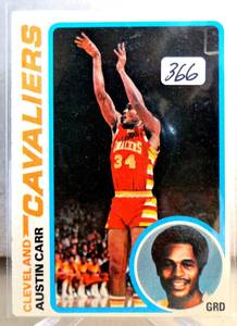 lot 366 image: VINTAGE 1978-79 Topps #9 Austin Carr Cleveland Cavaliers Basketball Card