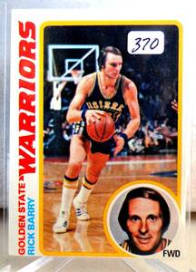 lot 370 image: VINTAGE 1978-79 Topps Rick Barry Warriors HOF #60 Card NM