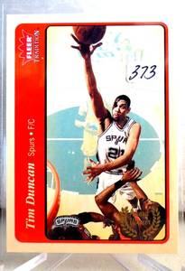 lot 373 image: Tim Duncan Award Winner Fleer Tradition 2004 Fleer #214 NmMt