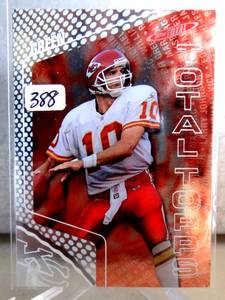 lot 388 image: 2006 Topps Total - Kansas City Chiefs Football Card #TT15 Trent Green