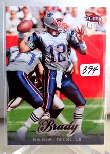 lot 394 image: THE G.O.A.T - 2007 Fleer Ultra Tom Brady New England Patriots #45