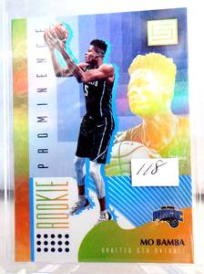 lot 118 image: ROOKIE - 2018-19 PANINI STATUS ROOKIE PROMINENCE MO BAMBA #6 ORLANDO MAGIC RC